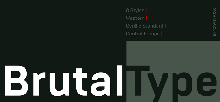 Brutal Type font