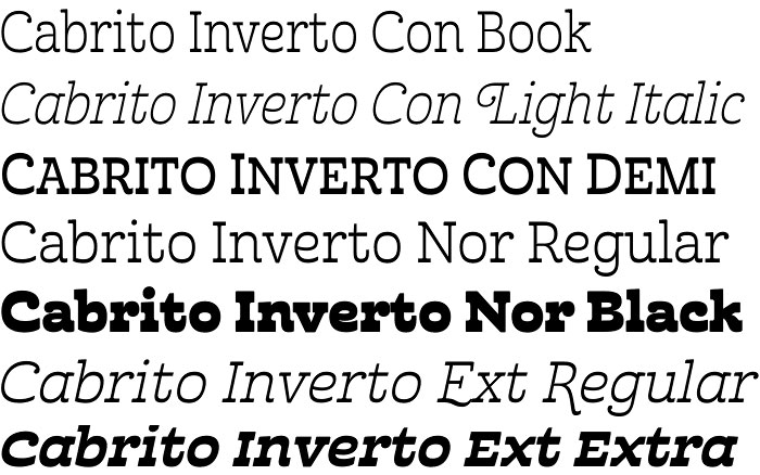 Cabrito Inverto font