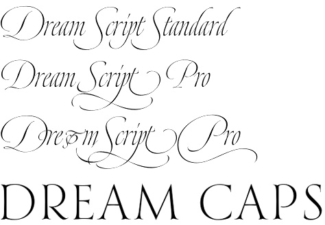 Dream Script font