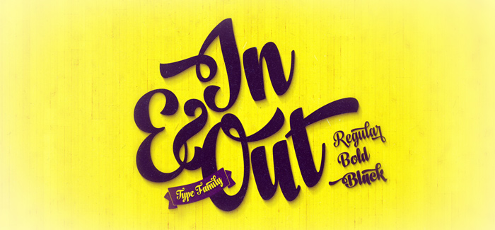 In and Out font