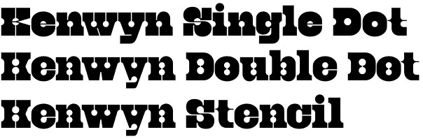 Kenwyn font