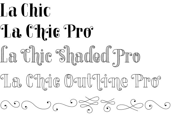 La Chic font
