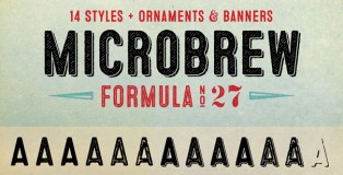 Microbrew font