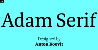 Adam Serif font