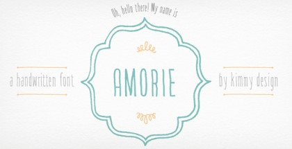 Amorie font