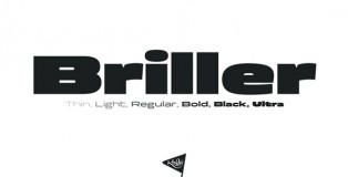 Briller font