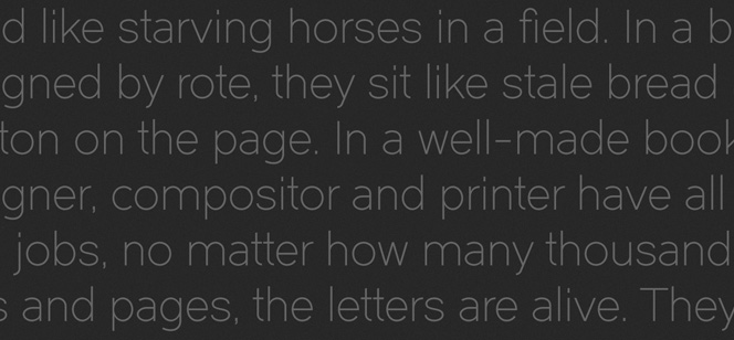 Dual font