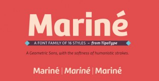 Mariné font
