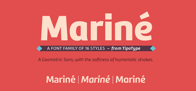 Mariné font