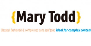 MaryTodd font