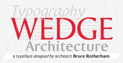 P22 Wedge font