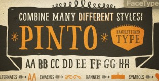 Pinto font