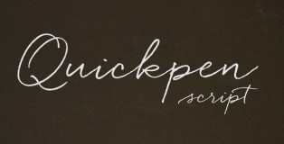 Quickpen font