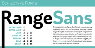 Range Sans font