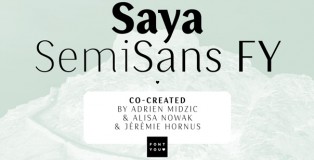 Saya SemySans FY font