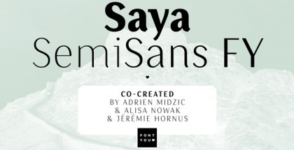 Saya SemySans FY font