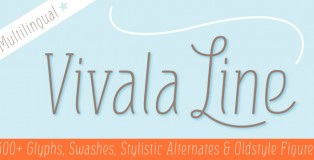 Vivala Line font