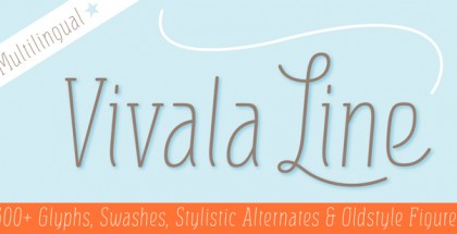 Vivala Line font