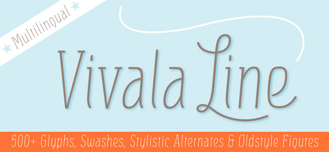 Vivala Line font