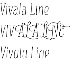 Vivala Line font