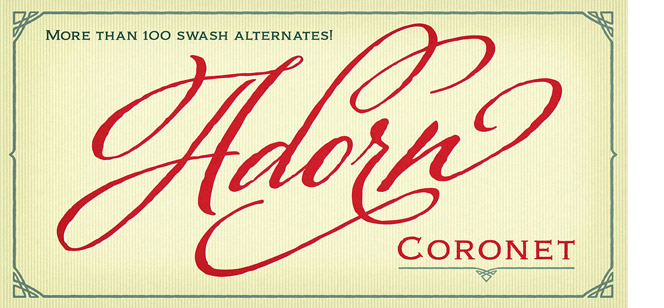 Adorn Script Fonts
