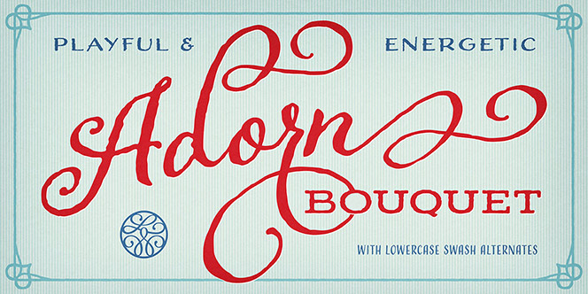 Adorn Script Fonts