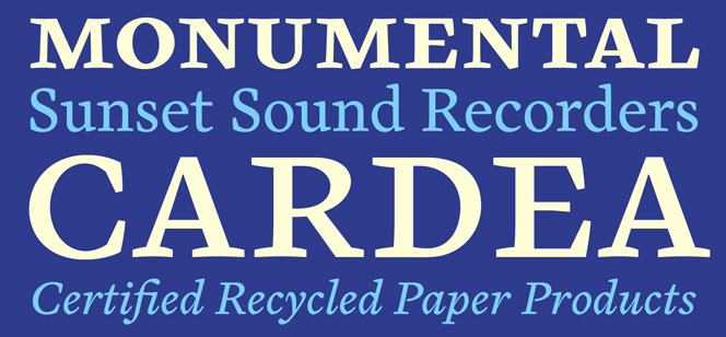 Cardea font