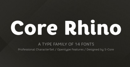 Core Rhino font