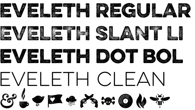 Eveleth font
