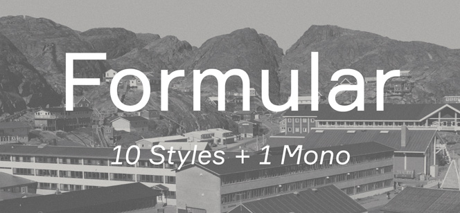 Formular font