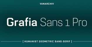Grafia Sans 1 Pro font
