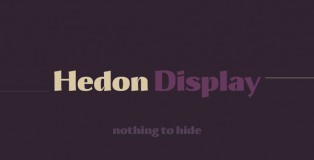 Hedon Display font