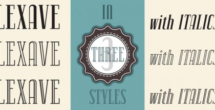 Lexave font