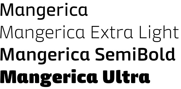 Mangerica font
