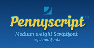 Pennyscript font