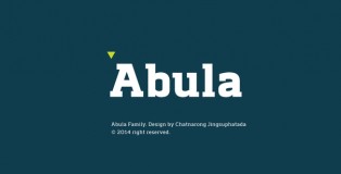 Abula font