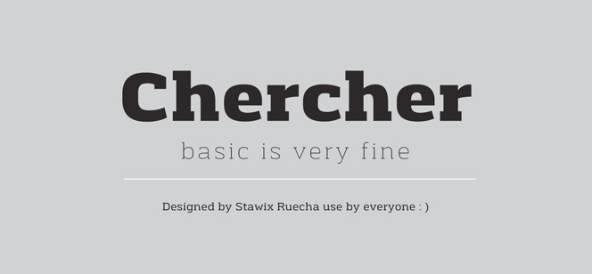 Chercher font