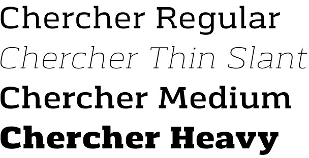 Chercher font