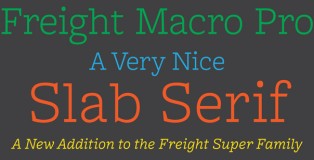 Freight Macro font
