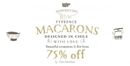 Macarons font