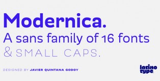 Modernica font