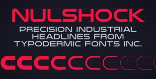 Nulshock font