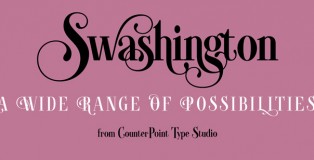 Swashington font