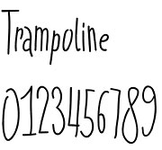 rampoline font