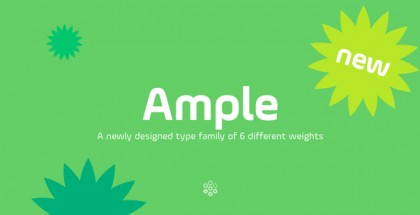 Ample font