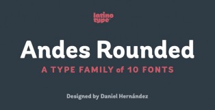 Andes Rounded font