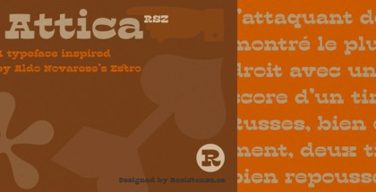 Attica RSZ font