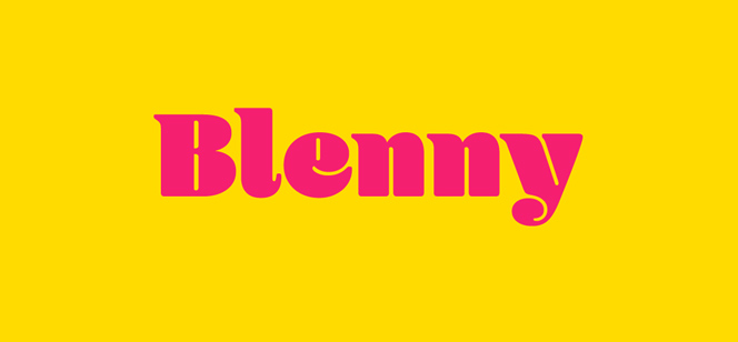 Blenny font
