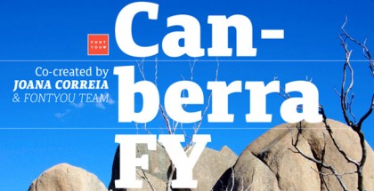 Canberra FY font