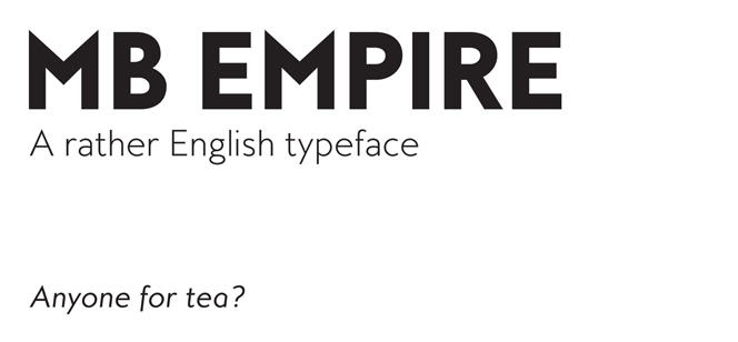 MB Empire font